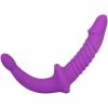 Best Sale 🥰 Bondara Unicorn Purple Silicone Double Strapless Strap-On 👏