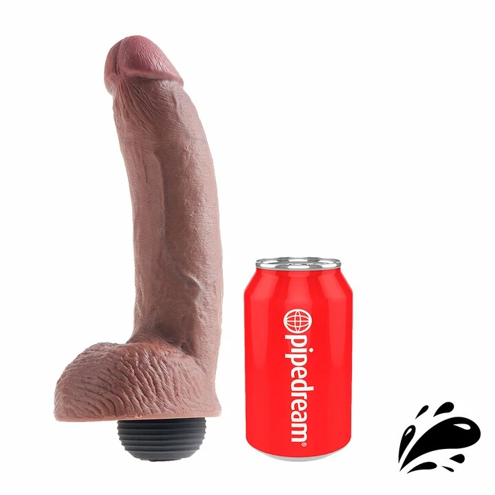 Flash Sale 🔥 Pipedream King Cock Dark Squirting Ballsy Dildo - 9 Inch ❤️ 3 Flash Sale 🔥 Pipedream King Cock Dark Squirting Ballsy Dildo - 9 Inch ❤️