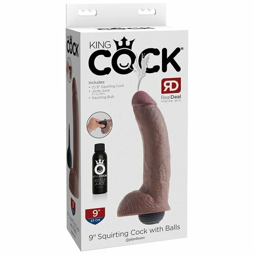 Flash Sale 🔥 Pipedream King Cock Dark Squirting Ballsy Dildo - 9 Inch ❤️ 9 Flash Sale 🔥 Pipedream King Cock Dark Squirting Ballsy Dildo - 9 Inch ❤️ - Image 7