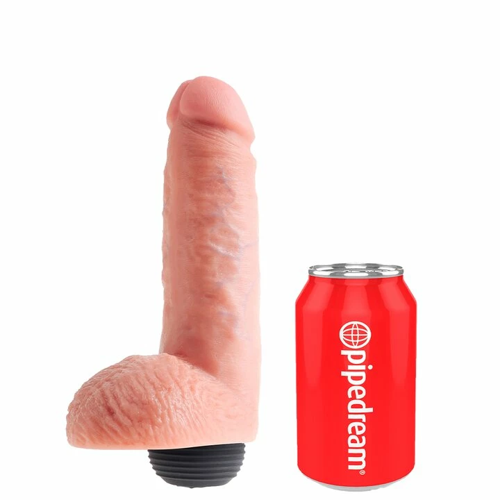 Discount 😀 Pipedream King Cock Light Squirting Ballsy Dildo - 8, 9, 10 Inch 👏 4 Discount 😀 Pipedream King Cock Light Squirting Ballsy Dildo - 8, 9, 10 Inch 👏 - Image 2