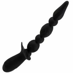 Outlet ⌛ Bondara Merlin Silicone 10 Function Rechargeable Beaded Anal Vibe 😍