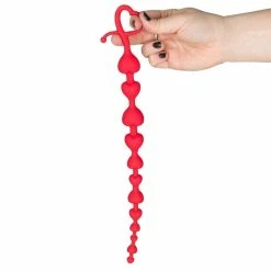 Best Pirce ⌛ Bondara Heartbead Silicone Anal Beads ? 13.5 Inch 🎁 -Sex Toys Sale unnamed file 261