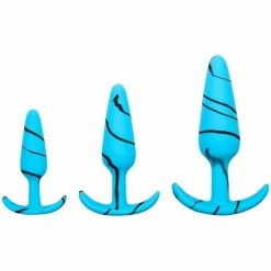 Brand new ๐ Mon Amour Blue Marble Silicone Butt Plug - 4, 4.8, Or 5.8 Inch ๐
