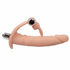 Budget ๐ Bondara Light Tone Dual Penetration Vibrating Strap-On - 6.5 Inch โ๏ธ
