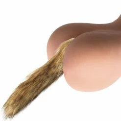 Budget ✔️ Kinky Tails Vixen Natural Faux Fur Stainless Steel Tail Butt Plug 🌟 -Sex Toys Sale unnamed file 410
