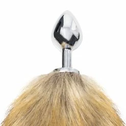 Budget ✔️ Kinky Tails Vixen Natural Faux Fur Stainless Steel Tail Butt Plug 🌟 -Sex Toys Sale unnamed file 411