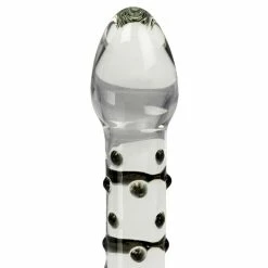 Cheapest ✔️ Glacier Glass Black Spiral And Dot Dual-Sided Dildo ? 5.5 Inch 🔔 -Sex Toys Sale unnamed file 443