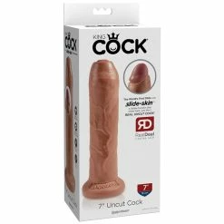 Coupon 😍 Pipedream King Cock Mid Tone Uncut Suction Dildo - 7 Inch ⌛ -Sex Toys Sale unnamed file 506