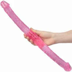 Best deal 👍 Bondara Double Dip Clear Pink Double Ended Dildo - 17 Inch 😀 -Sex Toys Sale unnamed file 593