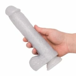 Discount 🔥 Bondara Disco Balls Silver Glitter Suction Dildo ? 9 Inch 🧨 -Sex Toys Sale unnamed file 632