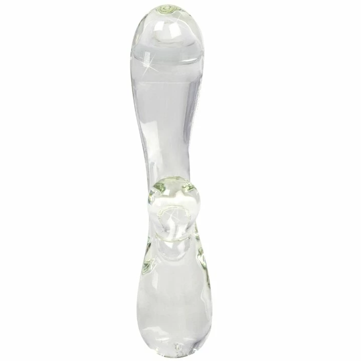 Buy ๐ Glacier Glass Clear Curved G-Spot Rabbit Dildo - 7.5 Inch ๐ 4 Buy ๐ Glacier Glass Clear Curved G-Spot Rabbit Dildo - 7.5 Inch ๐ - Image 2