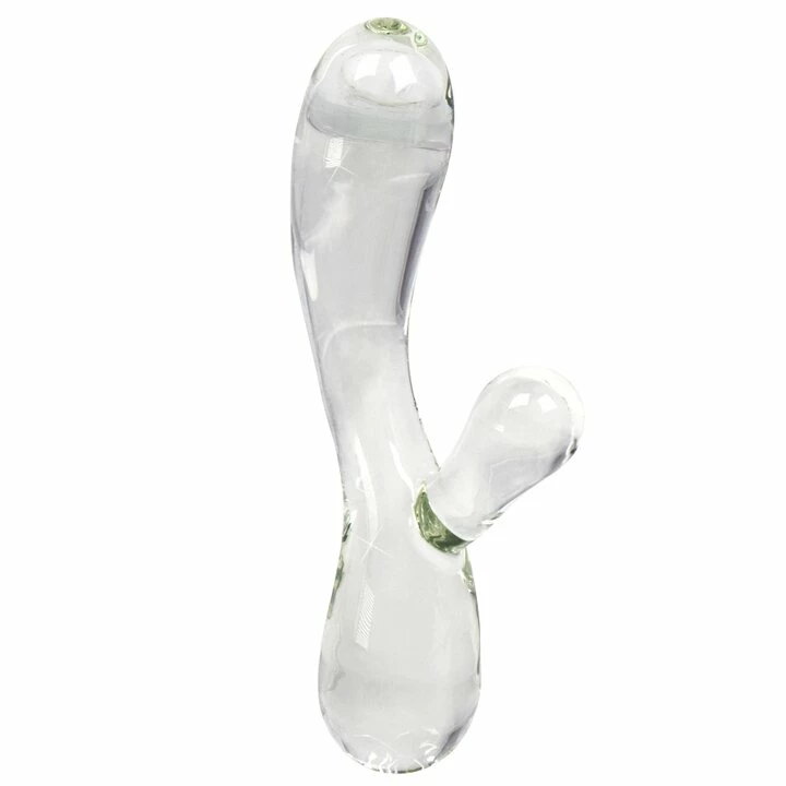 Buy ๐ Glacier Glass Clear Curved G-Spot Rabbit Dildo - 7.5 Inch ๐ 5 Buy ๐ Glacier Glass Clear Curved G-Spot Rabbit Dildo - 7.5 Inch ๐ - Image 3
