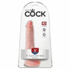 Budget 🔥 Pipedream King Cock Light Tone Ballsy Dildo - 6, 7, 8, 9, 10 Inch 🛒 -Sex Toys Sale unnamed file 685
