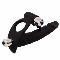 Wholesale 💯 Bondara Black Dual Penetration Vibrating Strap-On - 6.5 Inch 🧨 -Sex Toys Sale unnamed file 759
