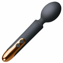 New ⭐ Rocks-Off Oriel Black 10 Function Rechargeable Wand Vibrator 🛒