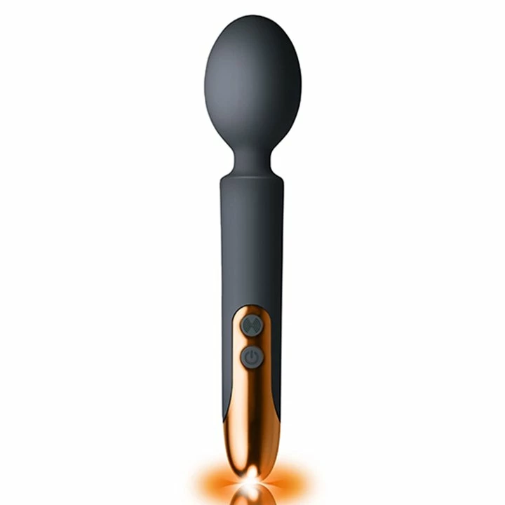 New ⭐ Rocks-Off Oriel Black 10 Function Rechargeable Wand Vibrator 🛒 4 New ⭐ Rocks-Off Oriel Black 10 Function Rechargeable Wand Vibrator 🛒 - Image 2