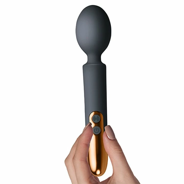 New ⭐ Rocks-Off Oriel Black 10 Function Rechargeable Wand Vibrator 🛒 6 New ⭐ Rocks-Off Oriel Black 10 Function Rechargeable Wand Vibrator 🛒 - Image 4