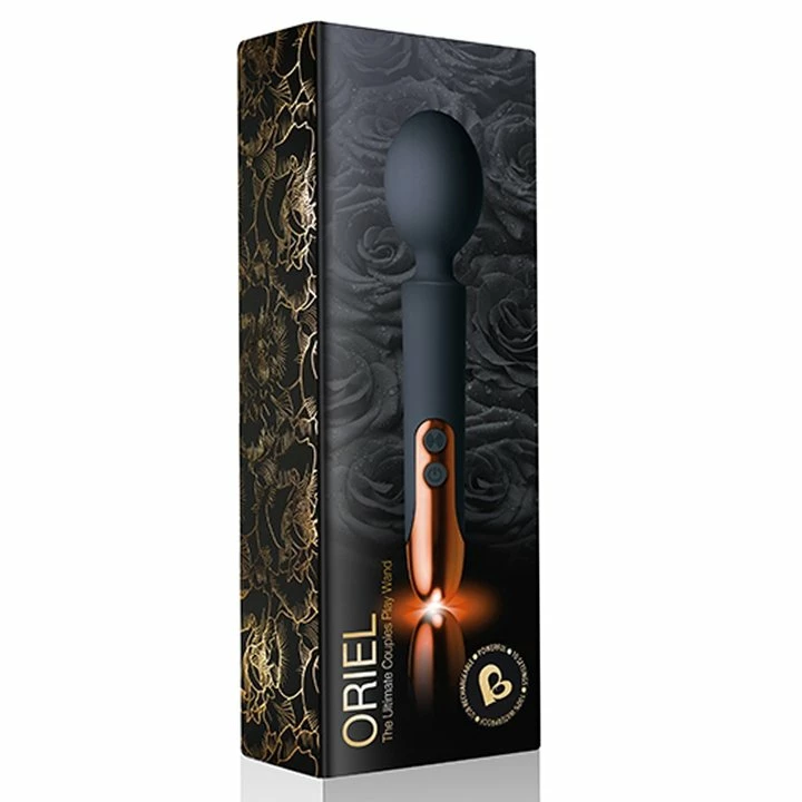New ⭐ Rocks-Off Oriel Black 10 Function Rechargeable Wand Vibrator 🛒 7 New ⭐ Rocks-Off Oriel Black 10 Function Rechargeable Wand Vibrator 🛒 - Image 5