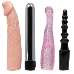 Flash Sale ⭐ Bondara Buzz Thrill Vibrator And Sleeve Four-Piece Set 👏
