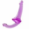 Promo ✔️ Bondara Crystal Clear Curveball Double Ended Dildo ? 9 Inch 🧨