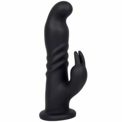 Flash Sale 🎁 Bondara Black 10 Function Rotating G-Spot Rabbit Dildo ? 8 Inch 🥰
