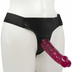 Outlet 🎉 Bondara Hanky-Panky Purple Power Strap-On - 8 Inch 🎉