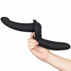 New ❤️ Bondara Lady Lumps Black Silicone Double Strapless Strap-On 💯 -Sex Toys Sale unnamed file 993